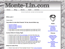 Tablet Screenshot of monte-lin.com
